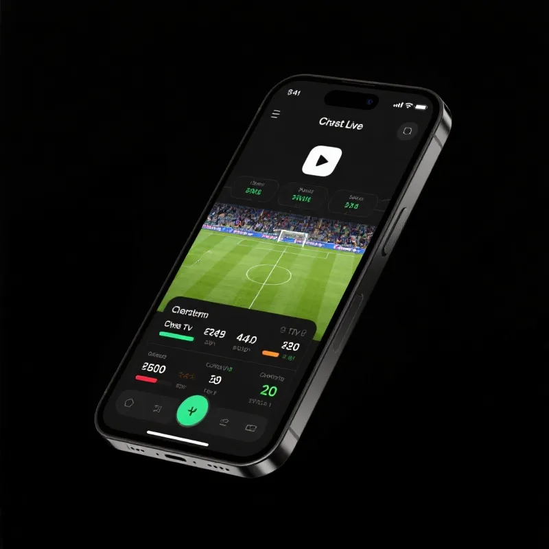 Mobile Streaming App Interface